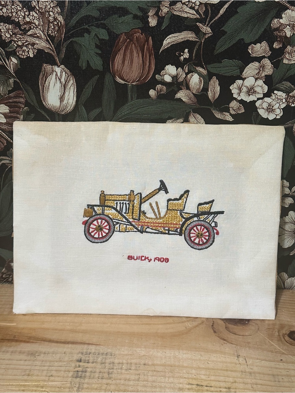 1908 Buick Car Cross Stitch Vintage